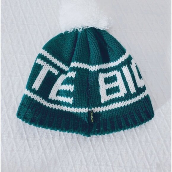 Rare BULA "Big White" Ski Resort Fleece Pom Pom Beanie Hat - Picture 3 of 8